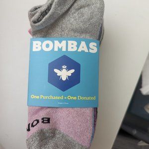 BRAND NEW Bombas Women's Ankle Socks - M&L - 6 Pack Tri-Block Marl - MSRP $75